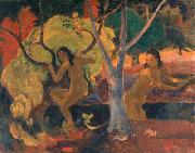 Paul Gauguin Bathers at Tahiti painting